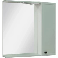 Зеркальный шкаф 75x75 см мятный R Runo Римини 00-00001279