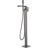 Смеситель напольный для ванны Grocenberg GB800BG графит