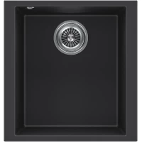 Кухонная мойка KuchenStern a-Granit Sub 45 200BL20 41x43,5 см, черный