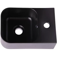 Раковина Plumberia Selection IXO XO2535FNO 25x35 см, рукомойник, черный матовый