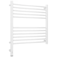Полотенцесушитель электрический 600x600 белый матовый МЭМ левый Сунержа Флюид 3.0 30-5820-6060