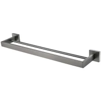 Полотенцедержатель Feramolli Maggiore GM110 60,5 см, двойной, графит матовый