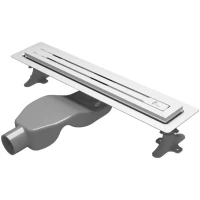 Душевой трап (лоток) Boheme Premium Trendy 983-60-CR 60 см, с решеткой, щелевой, хром