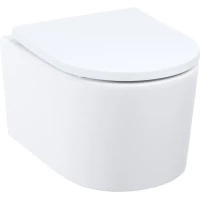 Унитаз подвесной IDDIS Stone STORNSEi25 безободковый, с сиденьем микролифт, белый