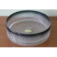 Раковина-чаша CeramaLux GL10 36x36 см, накладная, графит