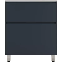 Тумба под раковину Style Line Лима ЛС-00002459 69,9 см, напольная, графит матовый