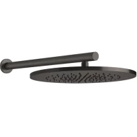 Верхний душ Gessi Gessi316 54148#707 355 мм, с кронштейном, черный хром матовый