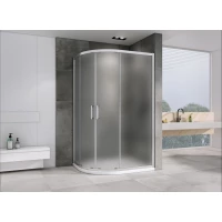 Душевой уголок 110x80 см Abber Schwarzer Diamant AG01118M матовое