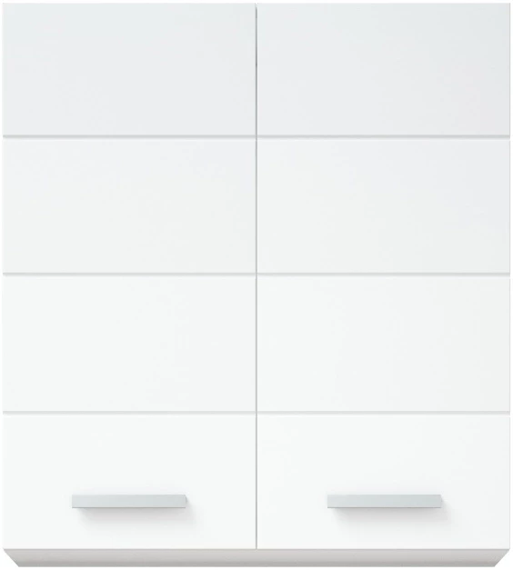 Шкаф двустворчатый 65x70 белый глянец/белый матовый Corozo Денвер SD-00000561 шкаф двустворчатый 60x80 белый глянец corozo алабама sd 00000799