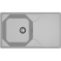 Кухонная мойка GranFest Unique 840L 84x50 см, серый