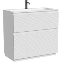 Тумба под раковину Sancos Folk Floor FL90FW 89 см, напольная, белый матовый