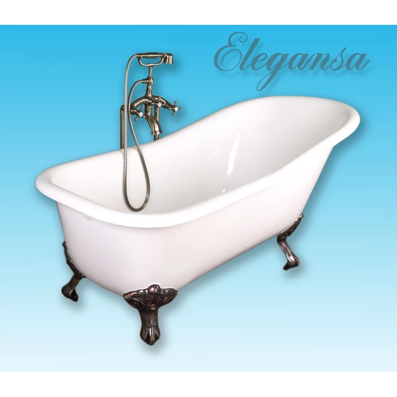 Чугунная ванна 167,6x76,5 см Elegansa Schale Antique Н0000278