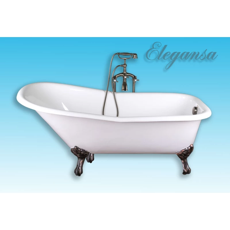 Чугунная ванна 167,6x76,5 см Elegansa Schale Antique Н0000278