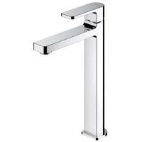 Смеситель для раковины Omnires Baretti BA7812CR без донного клапана, хром