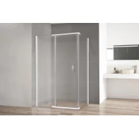 Душевой уголок Royal Bath RB1120HPVD-C 120x100 см, профиль белый, стекло матовое