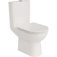 Унитаз-компакт Jacob Delafon Stil E38566-00 безободковый, с сиденьем микролифт, белый