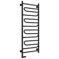 Полотенцесушитель электрический 1200x500 черный матовый МЭМ левый Сунержа Элегия 2.0 31-5218-1250