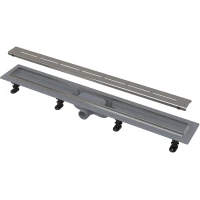 Душевой трап (лоток) AlcaPlast APZ18 Simple APZ18-850M 84,2 см, с решеткой, перфорированный, нержавеющая сталь