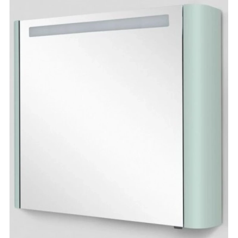 Зеркальный шкаф 80x70 см мятный глянец L Am.Pm Sensation M30MCL0801GG