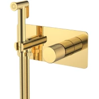 Гигиенический душ Boheme Stick Spirale 127-GG.4 со смесителем, золотой
