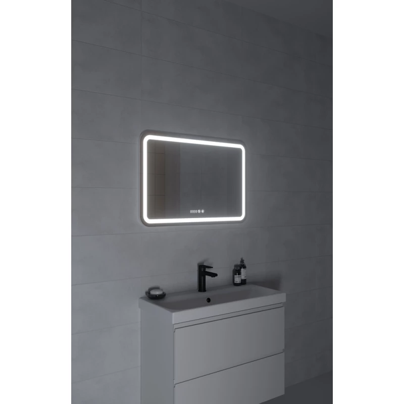 Зеркало 80x55 см Cersanit Design Pro LU-LED050*80-p-Os