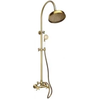 Душевая система Magliezza Classico 12053-br 300 мм, со смесителем, бронза