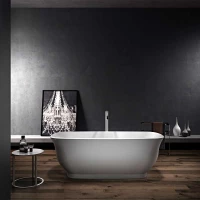 Акриловая ванна Vincea VBT-114 170x75 см, отдельностоящая, белый