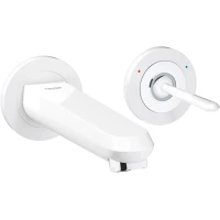 Смеситель для раковины Grohe Eurodisc Joy 19968LS0 встраиваемый, без донного клапана, белая луна