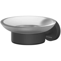 Мыльница Whitecross Ergo ER2220BL настенная, черный матовый