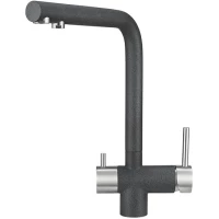 Смеситель для кухни с подключением к фильтру Granula 2305, ГРАФИТ