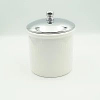 Баночка Stil Haus Nemi 745(39) хром/белый