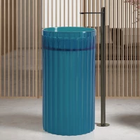 Раковина Abber Kristall  AT2709Aquamarin 45x45 см, напольная, бирюзовый