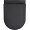 Унитаз подвесной Lemark Glazer 9612004 безободковый, торнадо, с сиденьем микролифт, черный матовый - 4