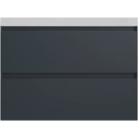 Тумба под раковину Style Line Манхэттен ЛС-00002360 79,9 см, подвесная, графит матовый