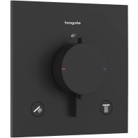 Термостат для ванны Hansgrohe Ecostat Comfort E 33711670 встраиваемый, черный матовый