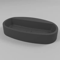 Раковина 65x37 см Whitecross Obsidian D 0736.065037.201