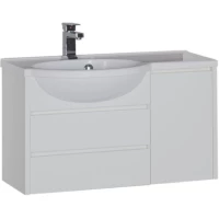 Тумба белый 89,1 см Aquanet Лайн 00164936