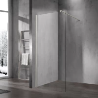 Душевая перегородка Vincea Walk-In VSW-1H120CLBN 120 см, профиль никель матовый, стекло прозрачное