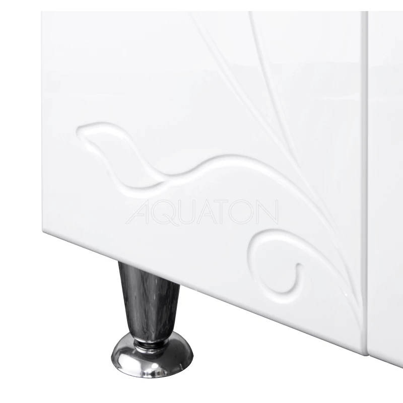 Комплект мебели белый глянец 66 см Акватон Лиана 1A165701LL010 + 1WH109651 + 1A166202LL01L