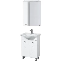 Комплект мебели белый глянец 66 см Акватон Лиана 1A165701LL010 + 1WH109651 + 1A166202LL01L