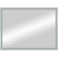 Зеркало Reflexion Double RF4615DB 90x70 см, с LED-подсветкой, сенсорным выключателем, часами