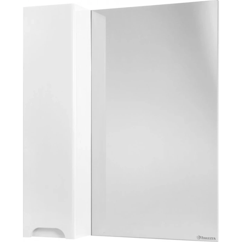 Зеркальный шкаф 65x80 см белый глянец L Bellezza Андрэа 4619010002018