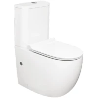 Унитаз-компакт Teka Manacor 700190200 безободковый, с сиденьем микролифт, белый