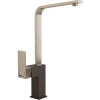 Смеситель для кухни Uperwood UPD-002-01 хром/уголь