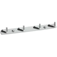 Планка с крючками Savol S-007214 для ванны, хром