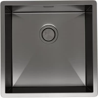 Кухонная мойка Reflexion Como RX2044BL 44x44 см, оружейная сталь