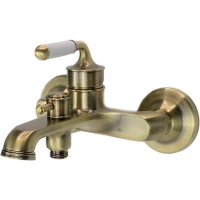 Смеситель для ванны Kaiser Vincent 31522-1 с душевым гарнитуром, бронза