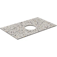 Столешница Kerama Marazzi Plaza Бричиола KM6012G0471RP80Tc2 80 см, белый камень