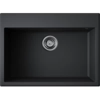 Кухонная мойка Omoikiri Tetogranit Tedori 68-BL 4993964 68x50 см, черный