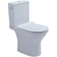 Унитаз-компакт Orans 9902WM безободковый, с сиденьем микролифт, белый